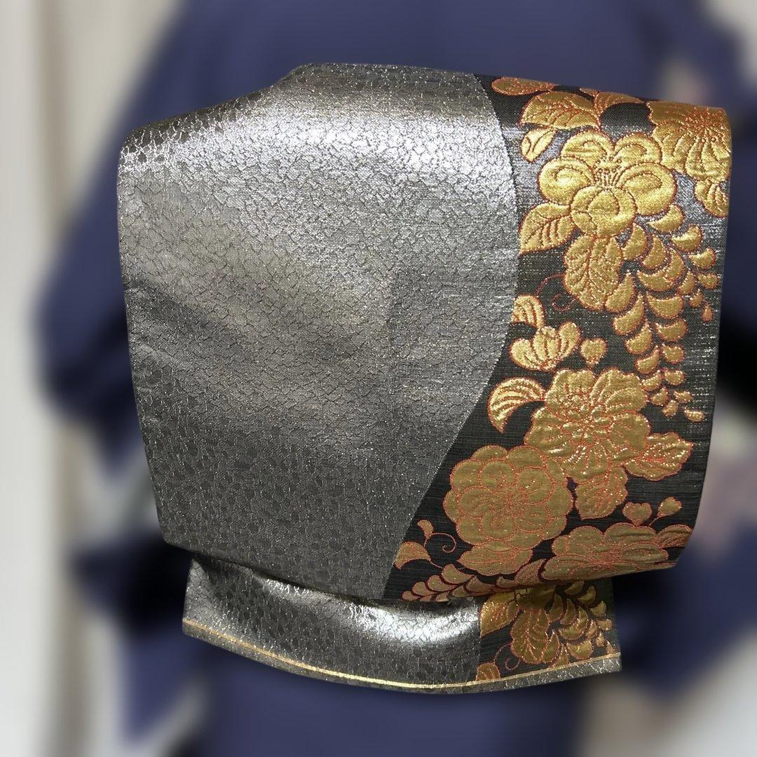 ま*ぉ様 新品　美品　袷　正絹　辻が花　翠山工房　訪問着　フルセット　西陣唐織袋