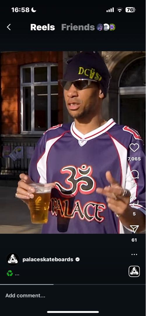 トップス Palace soccer Jersey