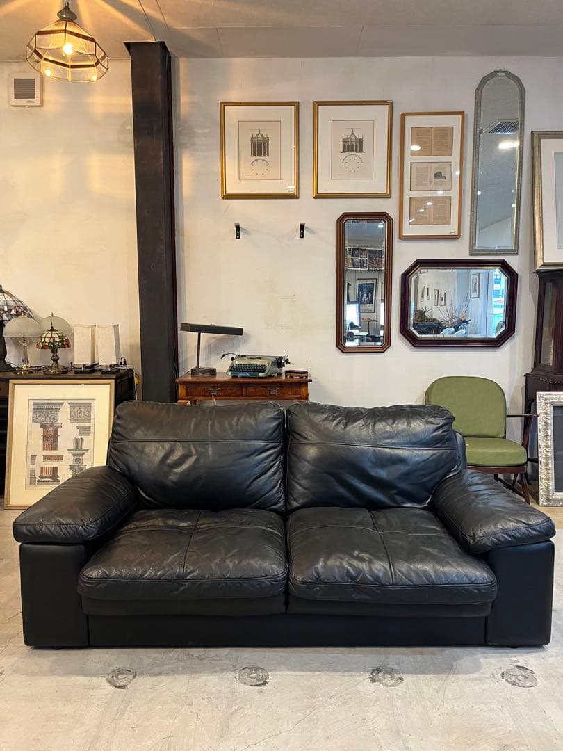 ニトリ　レザーソファ