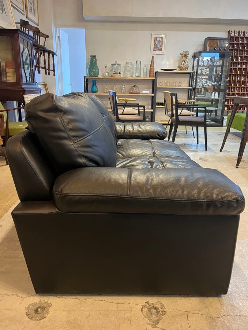 ニトリ　レザーソファ