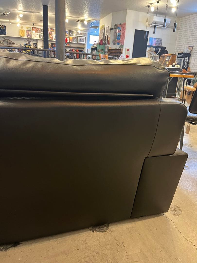 ニトリ　レザーソファ