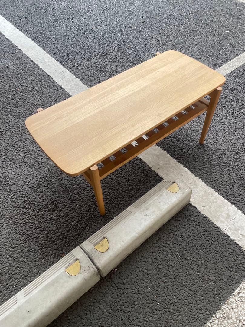 希少品　KEYUCA ケユカ タビーローテーブル センターテーブル 無垢材