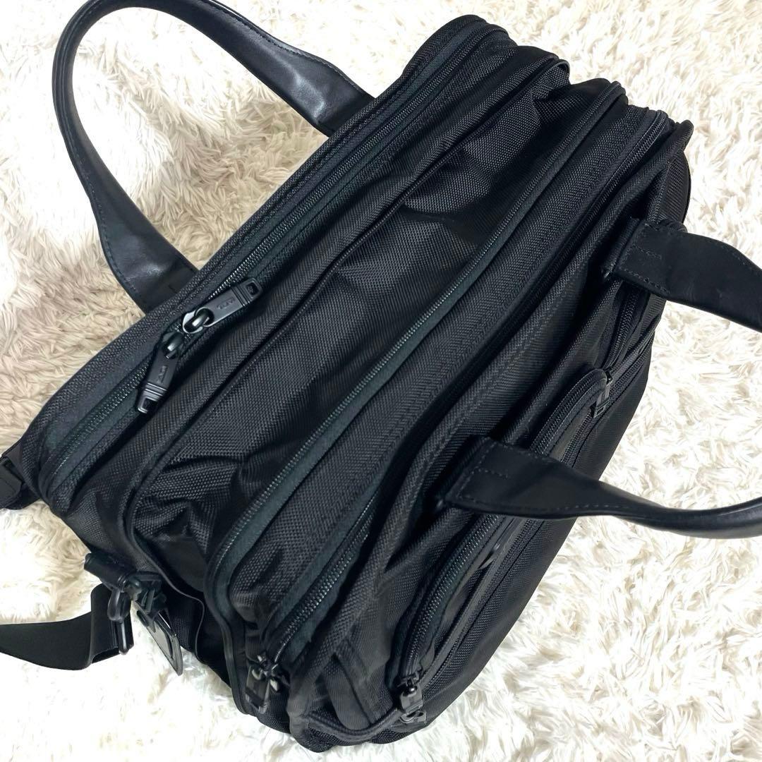 【未使用級】TUMI アルファ2 ビジネスバッグ 拡張機能 26141D2