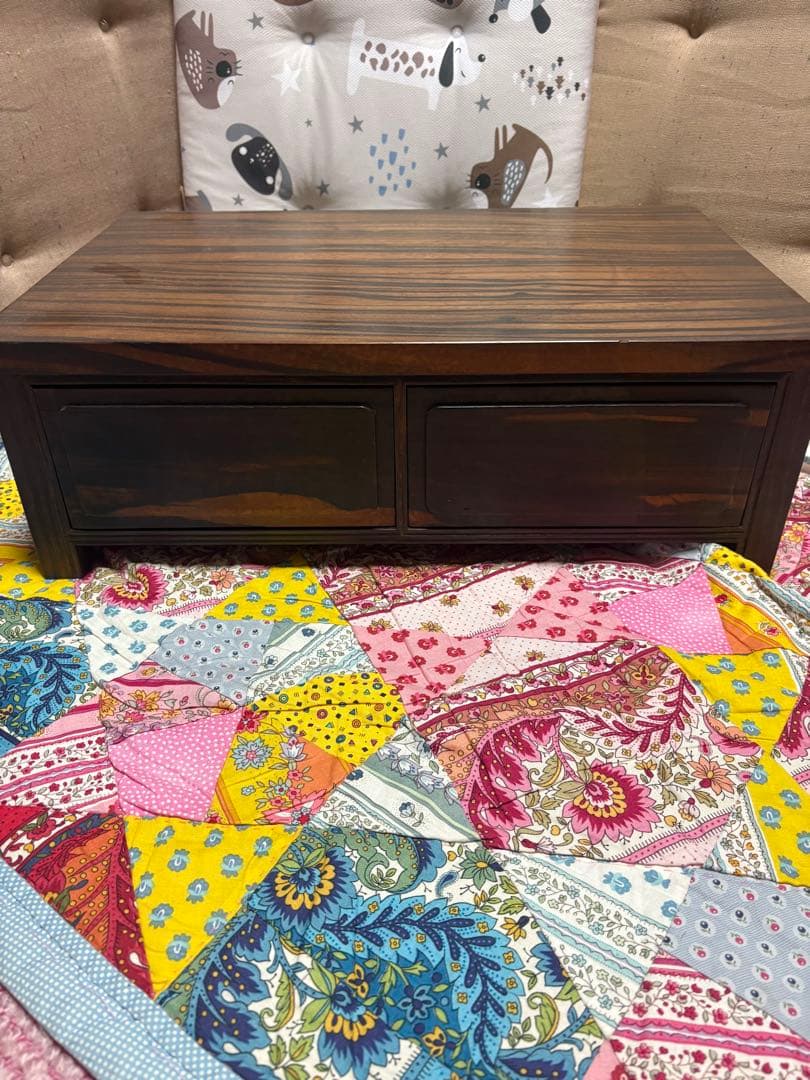 アンティーク雑貨　収納　黒柿