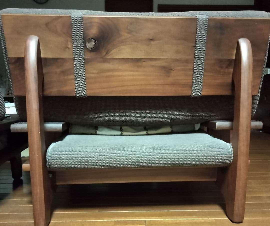 ★久直★飛騨産業　森のことば　1人掛けソファ　ウォールナット