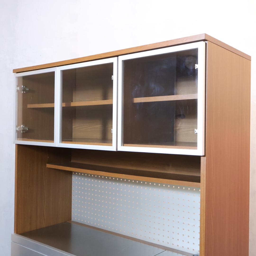 unico ウニコ ストラーダ 3面レンジボード 食器棚 キッチンボード レンジ