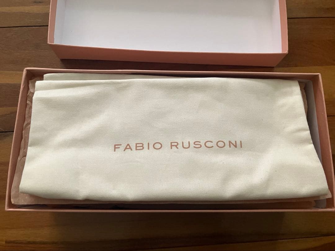 FABIO RUSCONI ブラック フラットシューズ　35 1/2