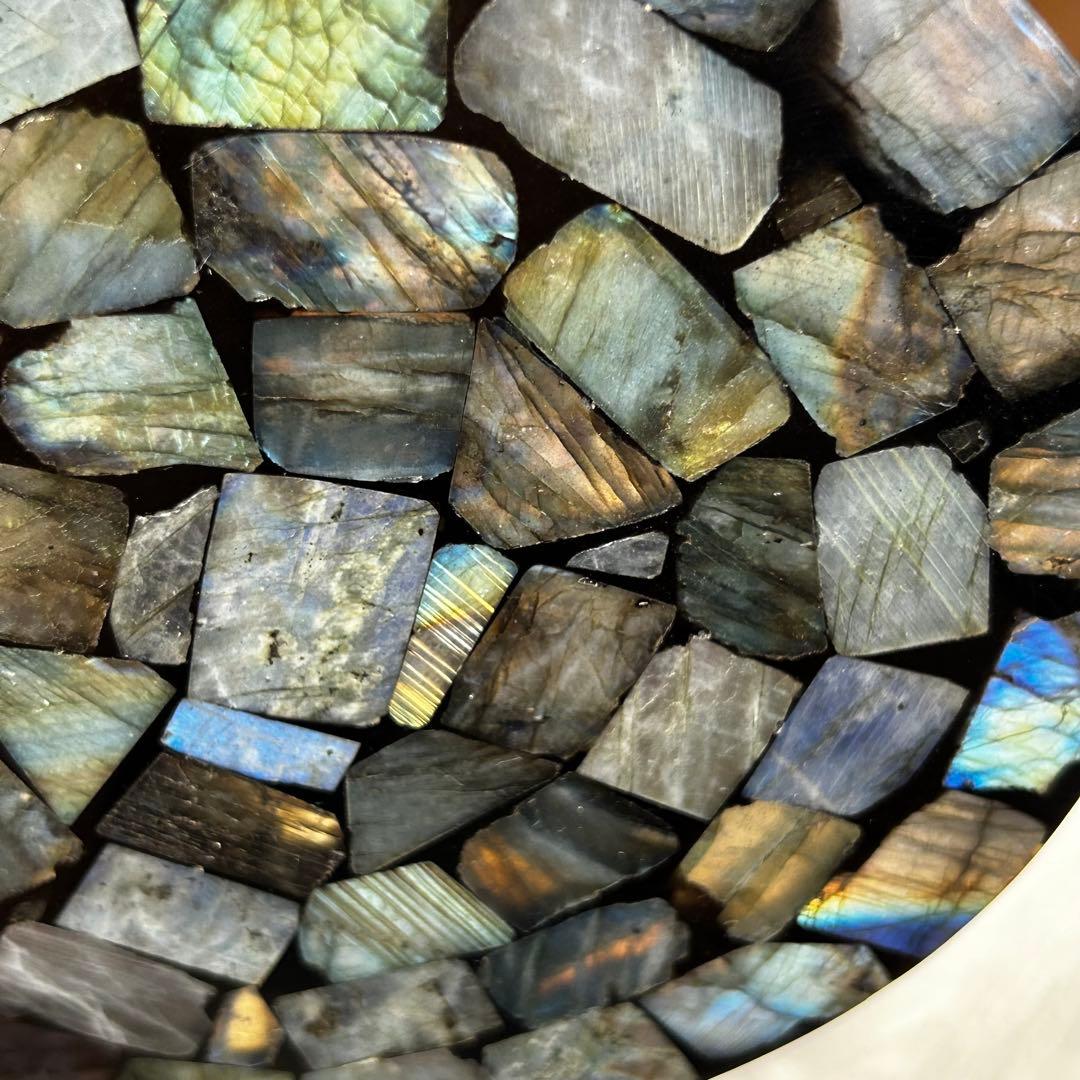 高品質　ラブラドライト　プレート　コレクション