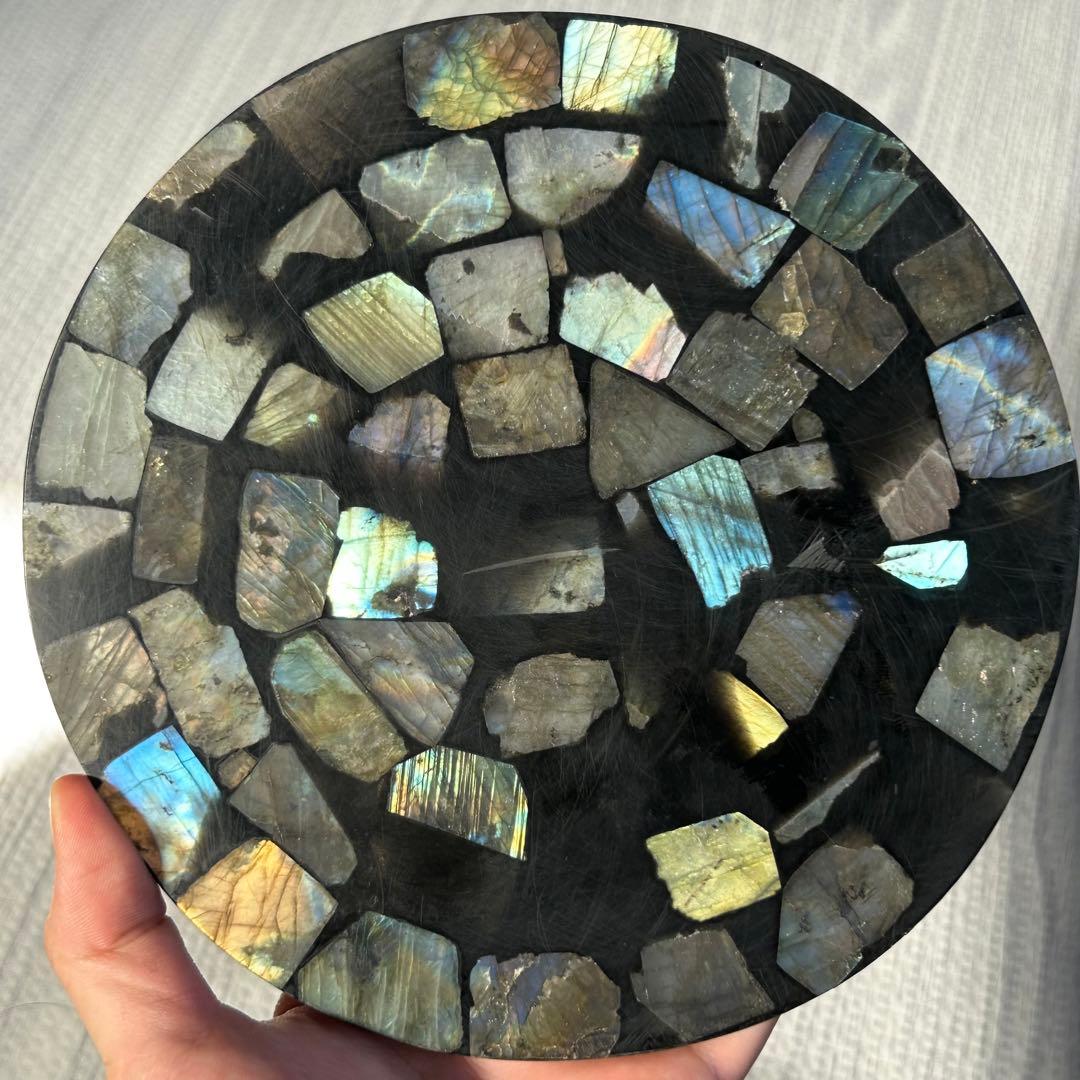 高品質　ラブラドライト　プレート　コレクション