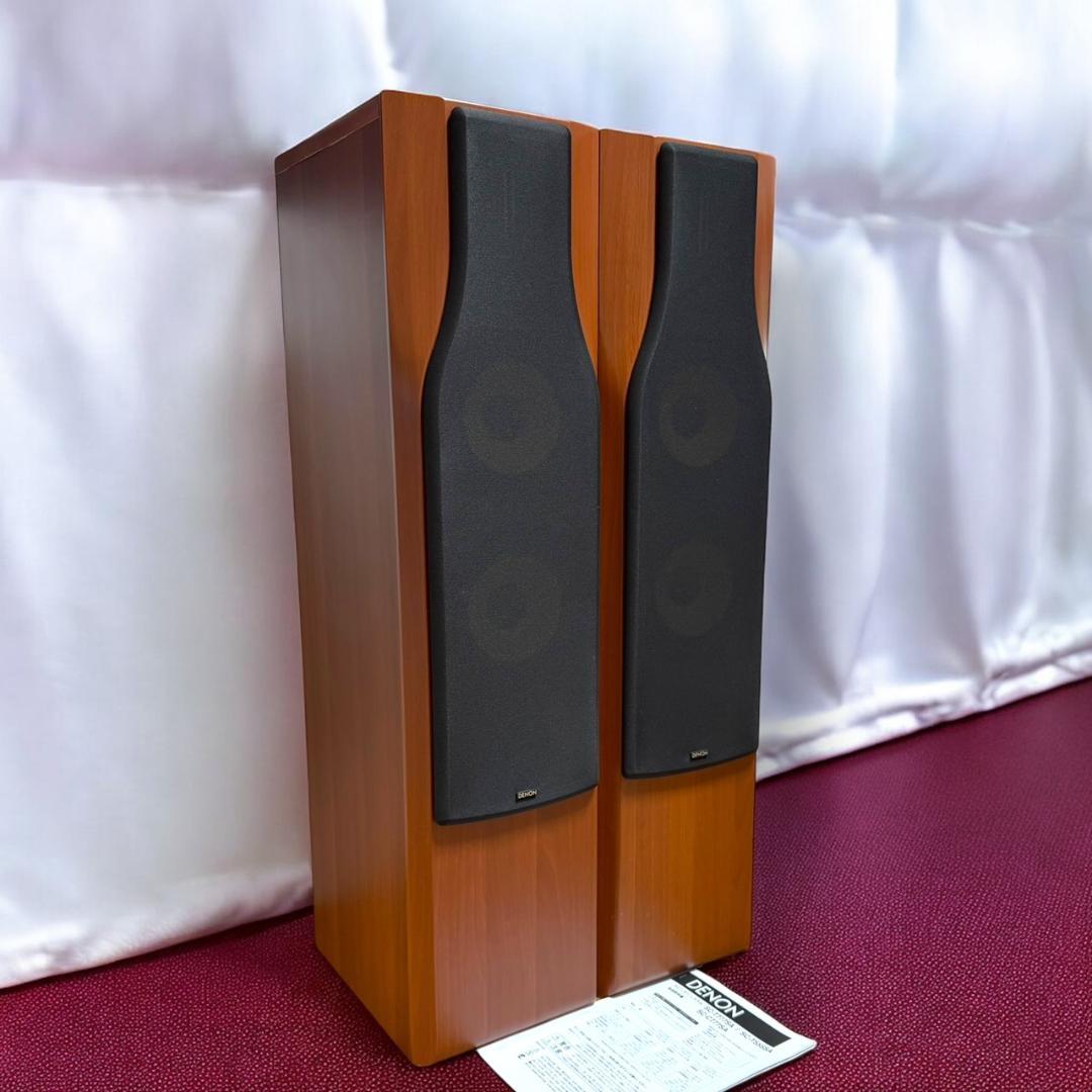 ☆美品 デノン SC-T777SA トールスピーカーペア ジャンパープレート 付