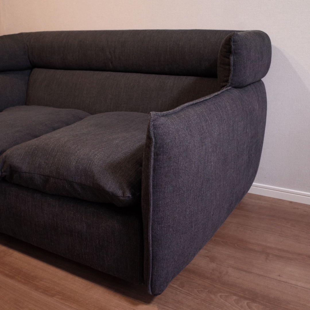 ニトリ ソフティーナ 2人掛けソファ【ダークグレー】最終値下げ