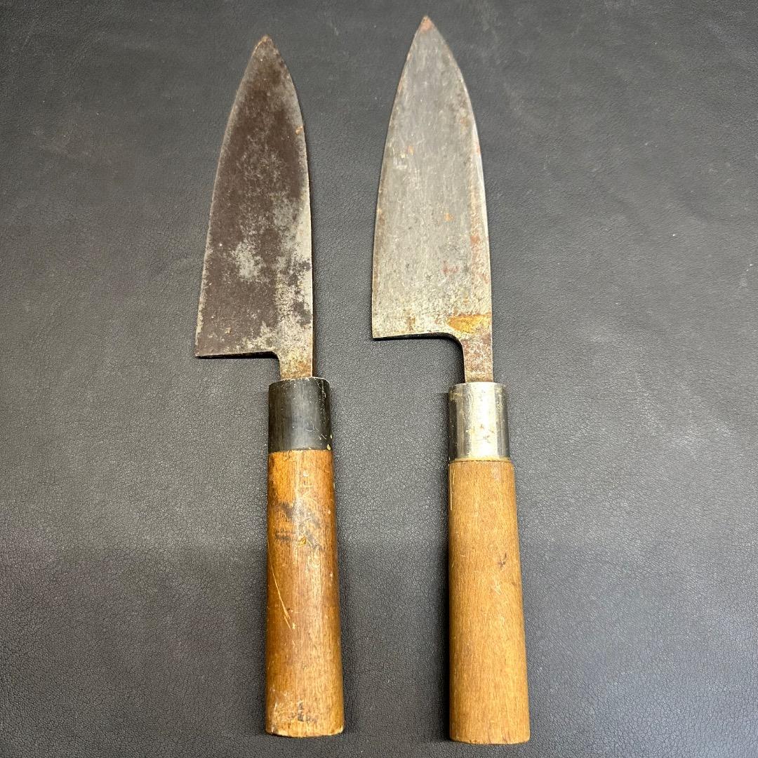 ♡※前Ga1006 出刃包丁 和包丁 堺刀司 源幸光 堺泉丘など 4点まとめ