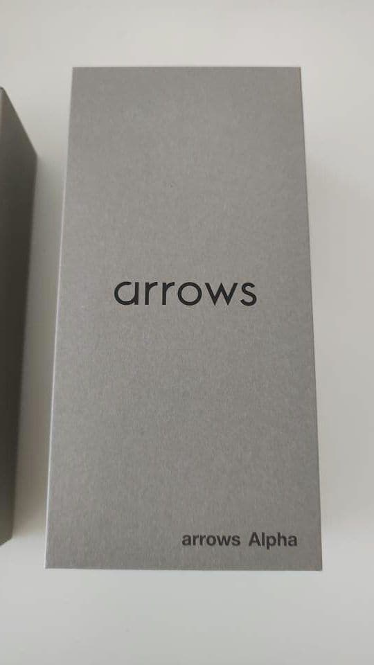 arrows Alpha M08 ブラック　simフリー　クリアケース付