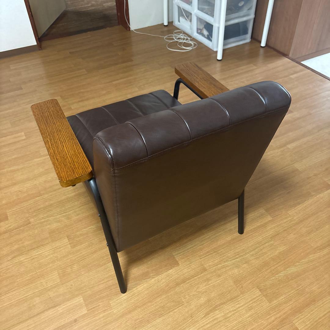 ニトリ　1人掛けソファ　合皮タイプ