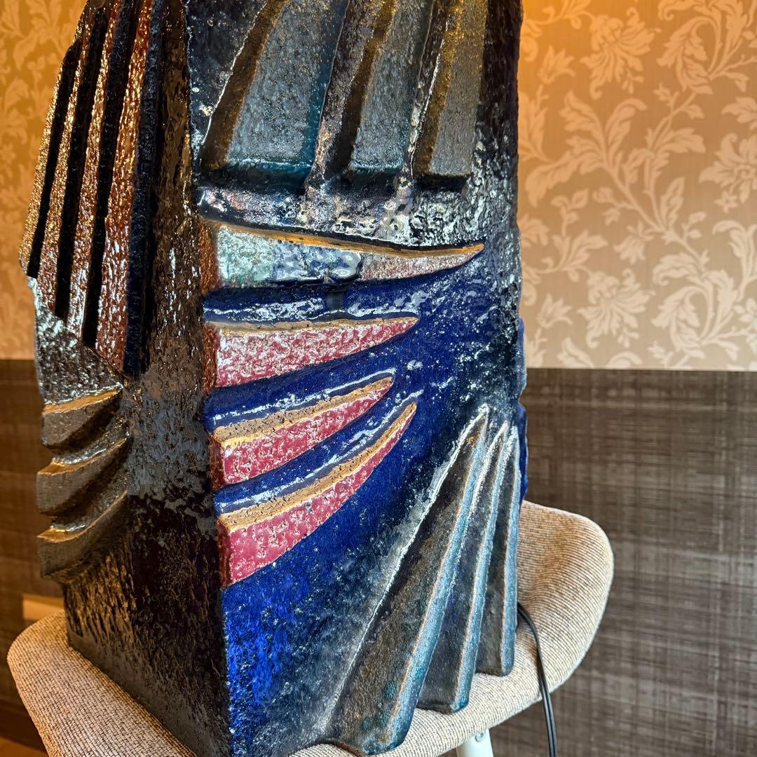 河合紀 かわいただし 特大 照明 スタンド ランプ 300万！発送不可