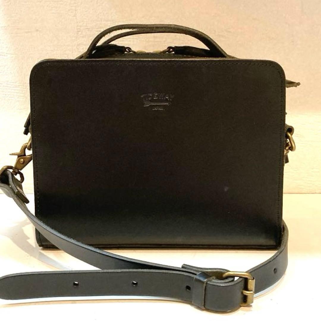 【美品】TIDEWAY NUME SHIKAKU BOSTON 黒
