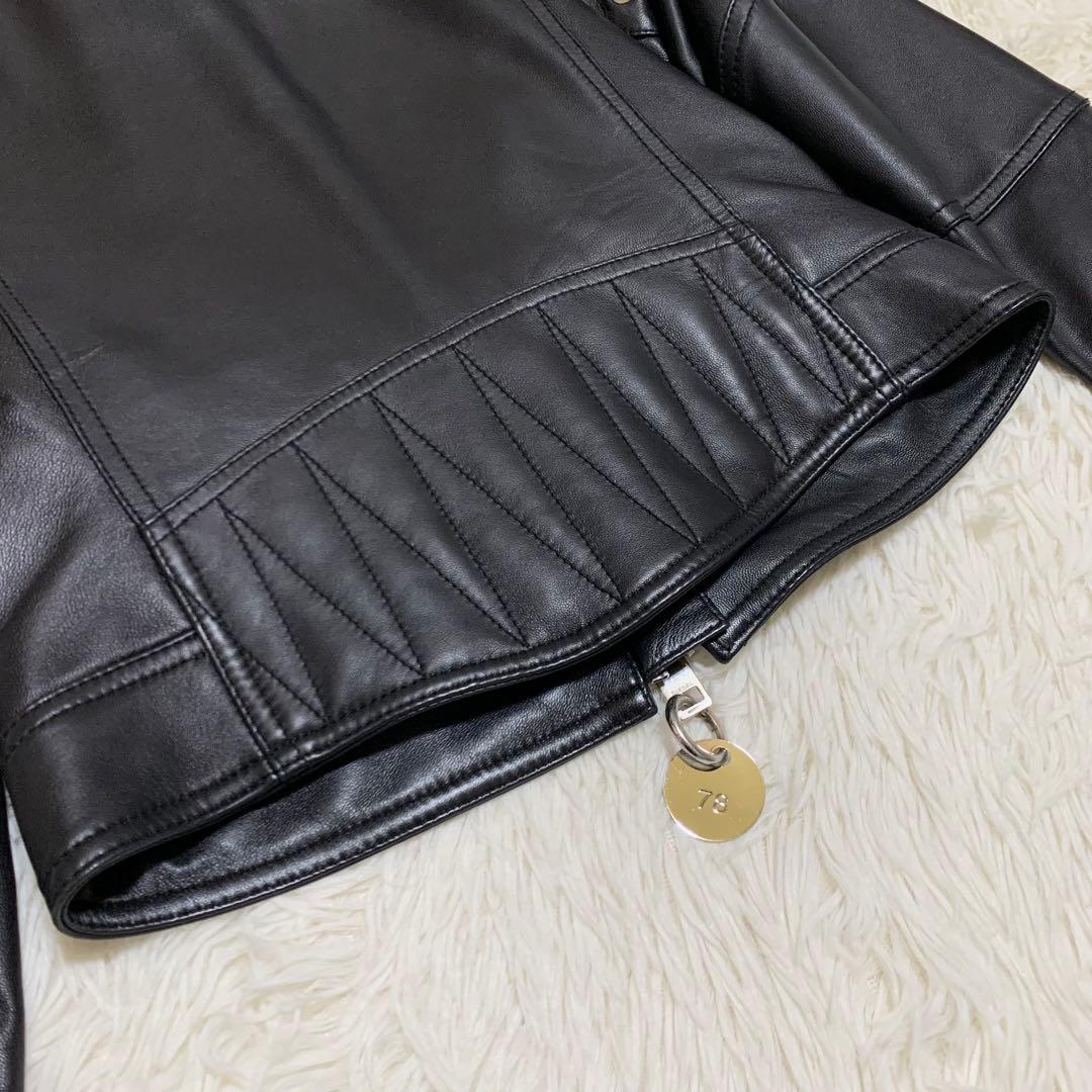 【⭐Mian⭐】ディーゼル ライダースジャケット シングル 黒 XS相当