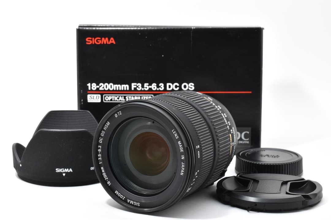 レンズ(ズーム) Sigma 18-200mm F3.5-6.3 DC OS HSM Nikon