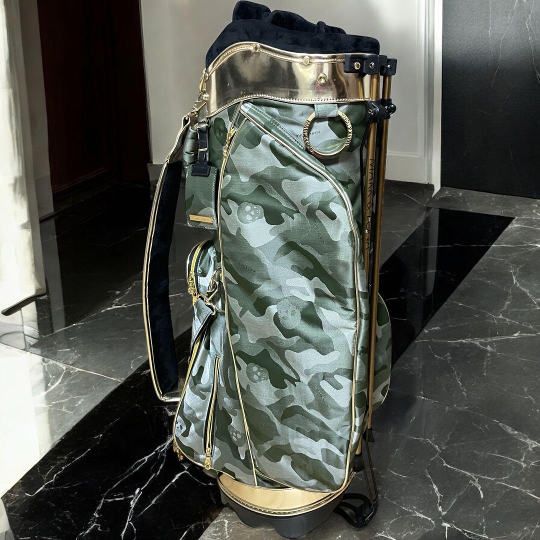 限定 MARK&LONA マーク アンド ロナ キャディバッグ 迷彩 美品