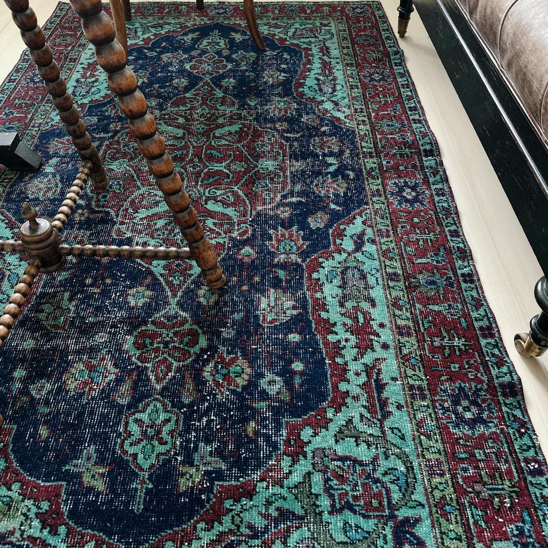 0938 トルコ ヴィンテージラグA107