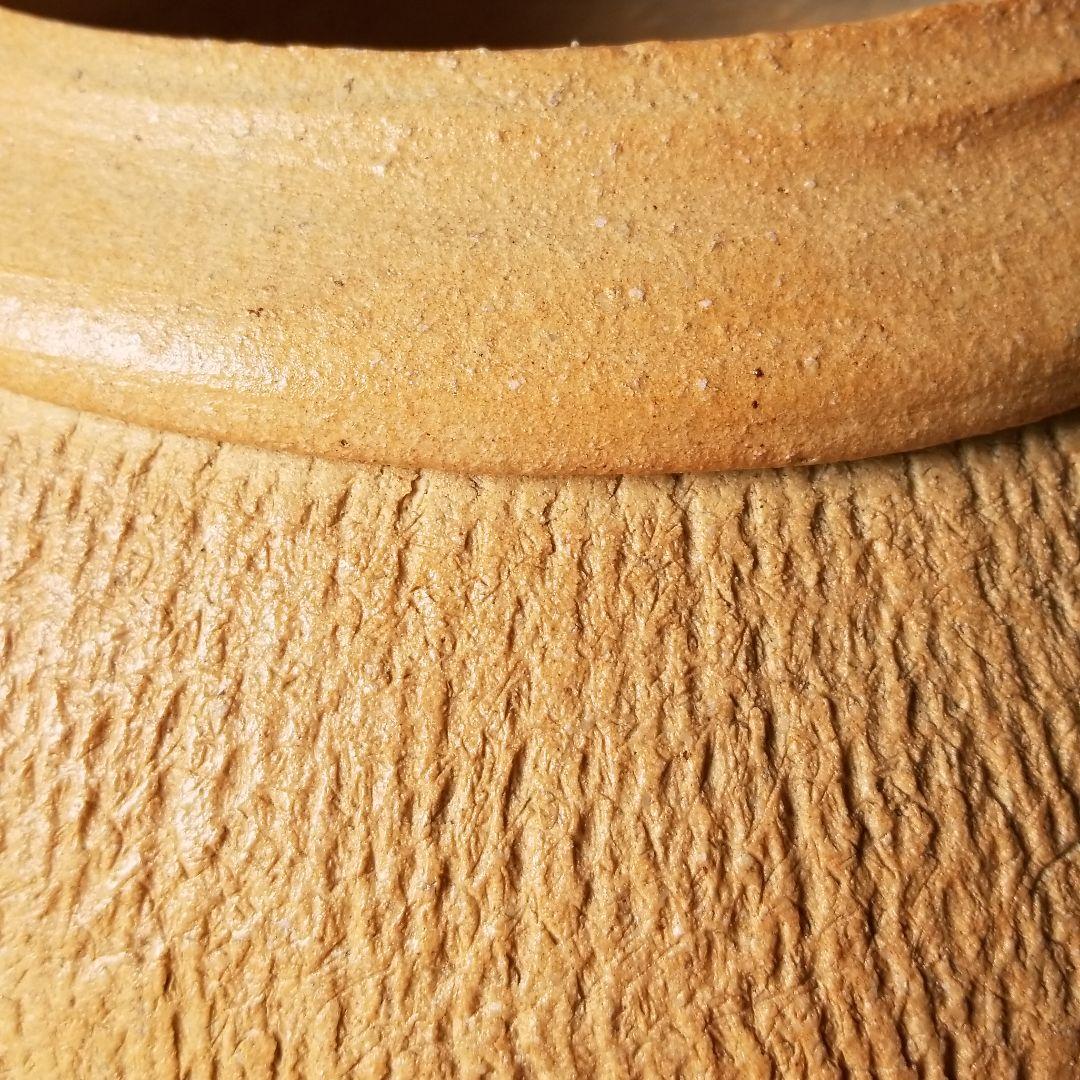 信楽焼 傘立て 火色窯変 高さ４１cm