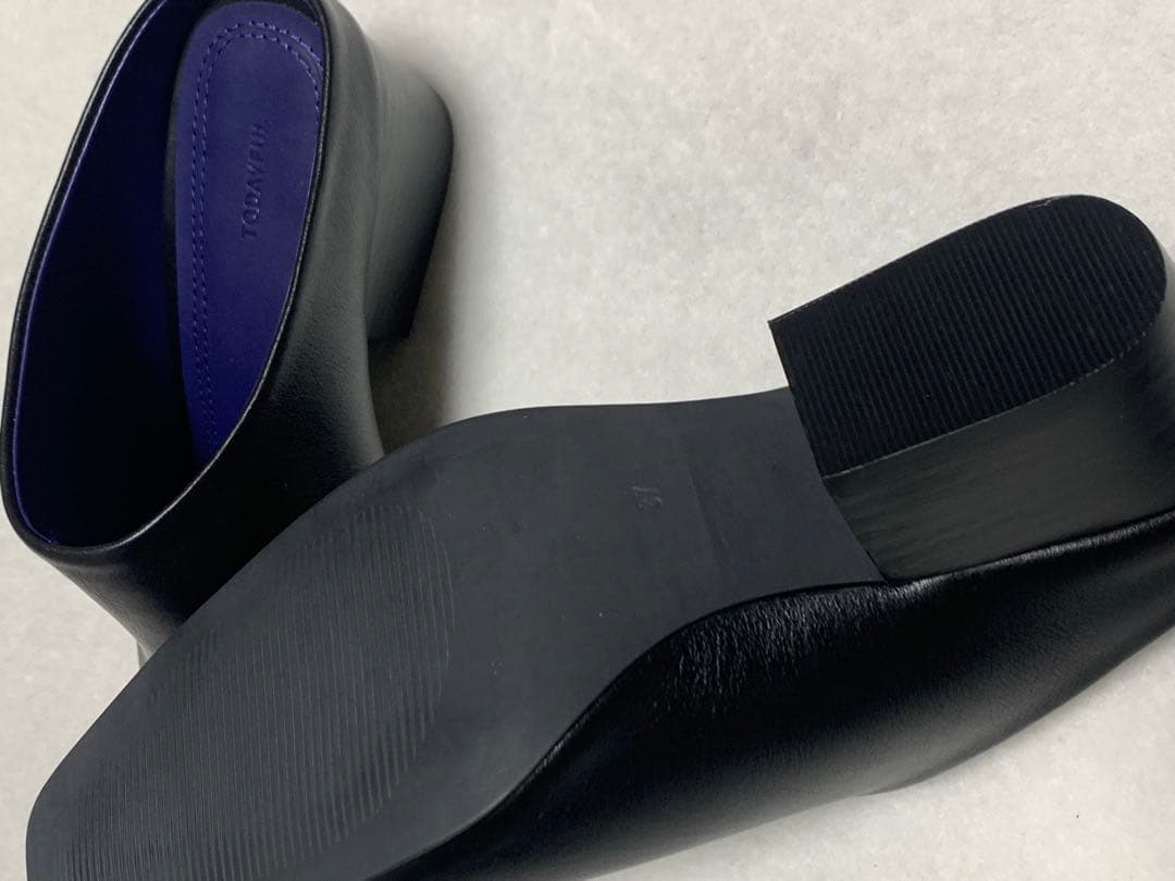 TODAYFUL トゥデイフル Squaretoe Leather Sabot