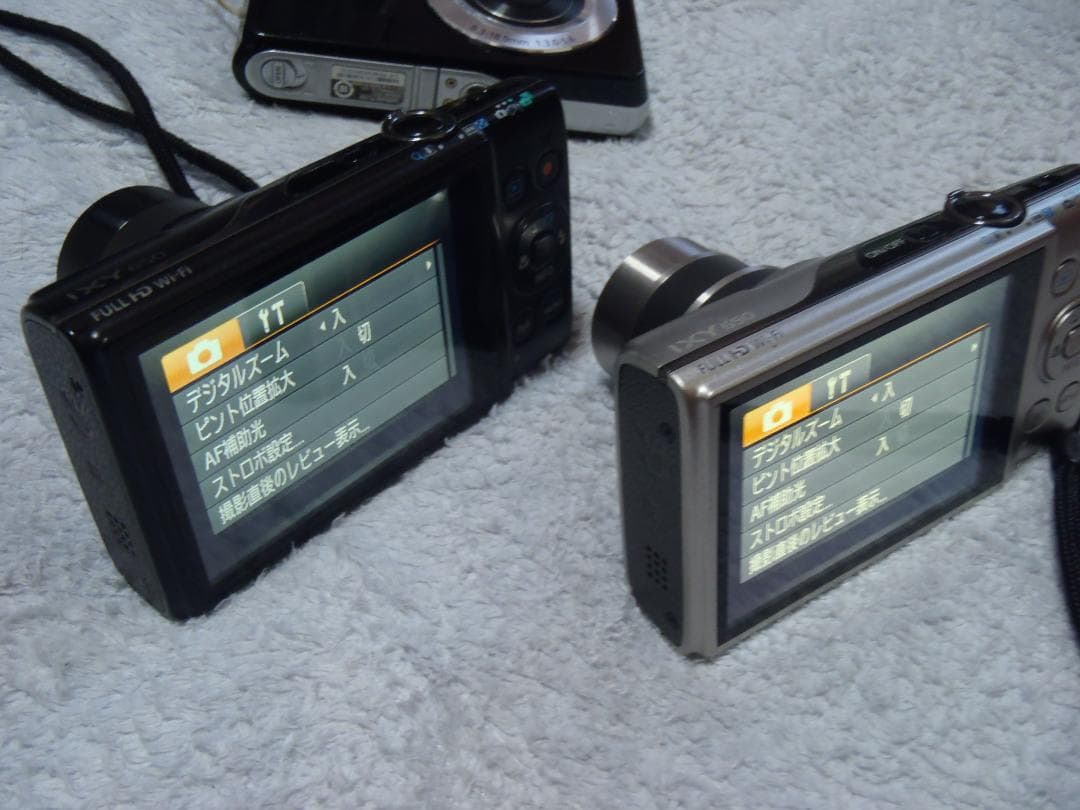 ⭕️動作品２台❤️IXY650❤️canon❤️スマホ転送★銀・黒★全２色セット