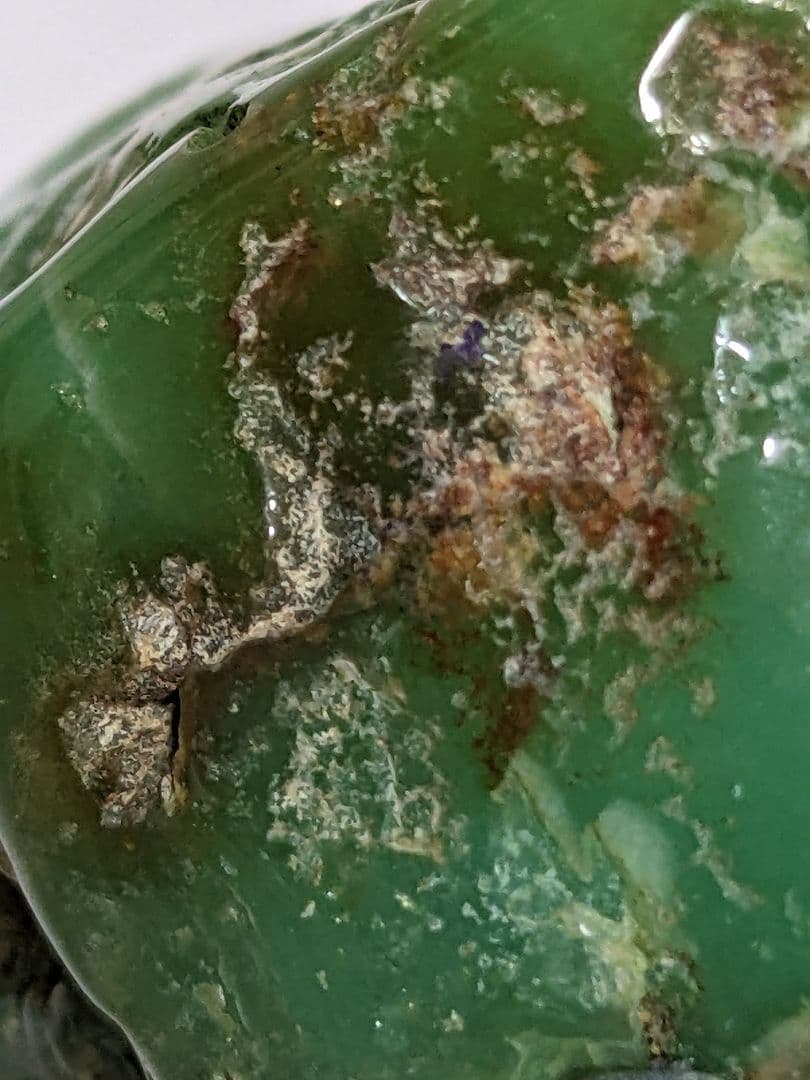 ♦鑑賞石飾り 置物？ 中国翡翠 水石 盆石 鉱物 置物 飾り 骨董品