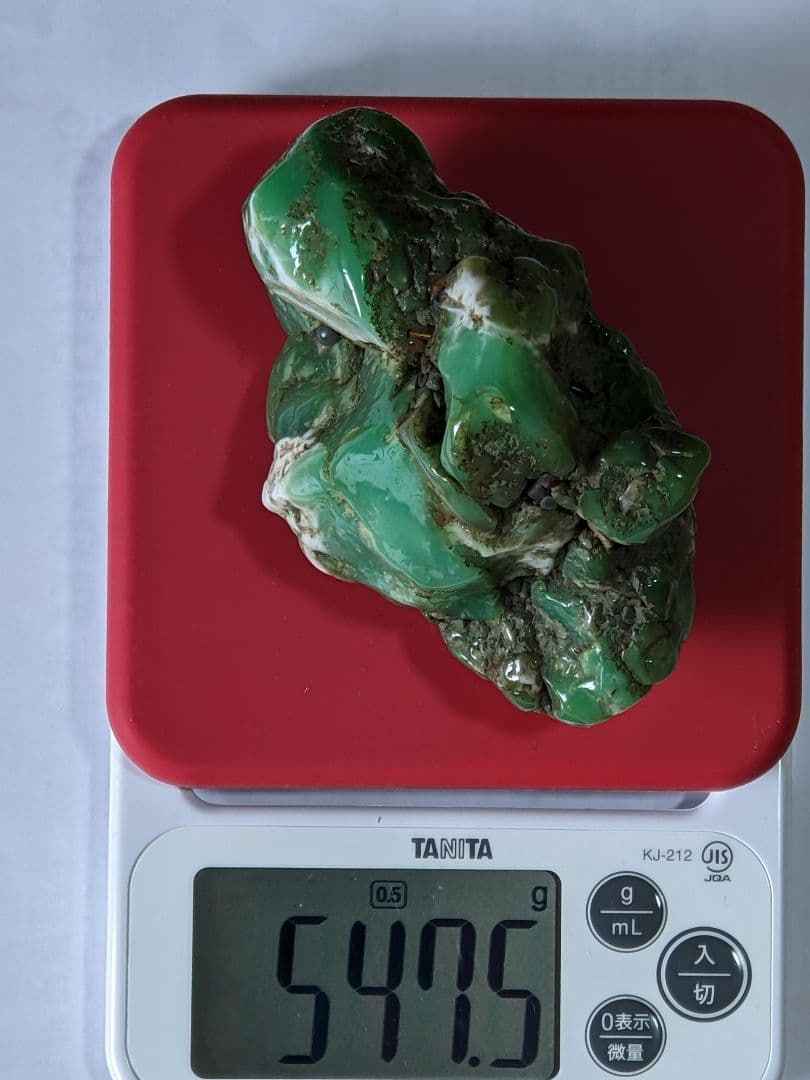 ♦鑑賞石飾り 置物？ 中国翡翠 水石 盆石 鉱物 置物 飾り 骨董品