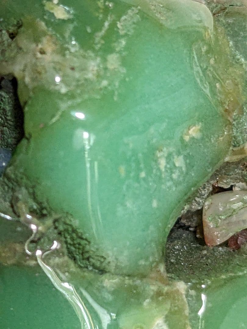 ♦鑑賞石飾り 置物？ 中国翡翠 水石 盆石 鉱物 置物 飾り 骨董品