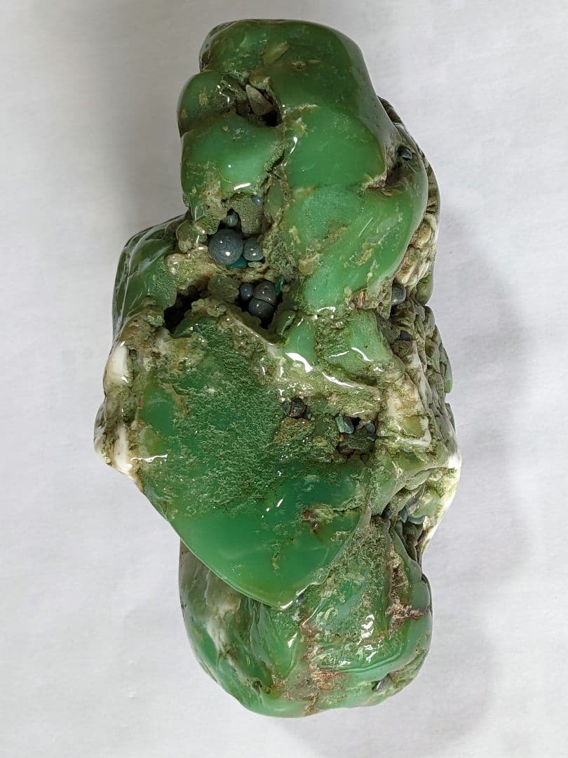 ♦鑑賞石飾り 置物？ 中国翡翠 水石 盆石 鉱物 置物 飾り 骨董品