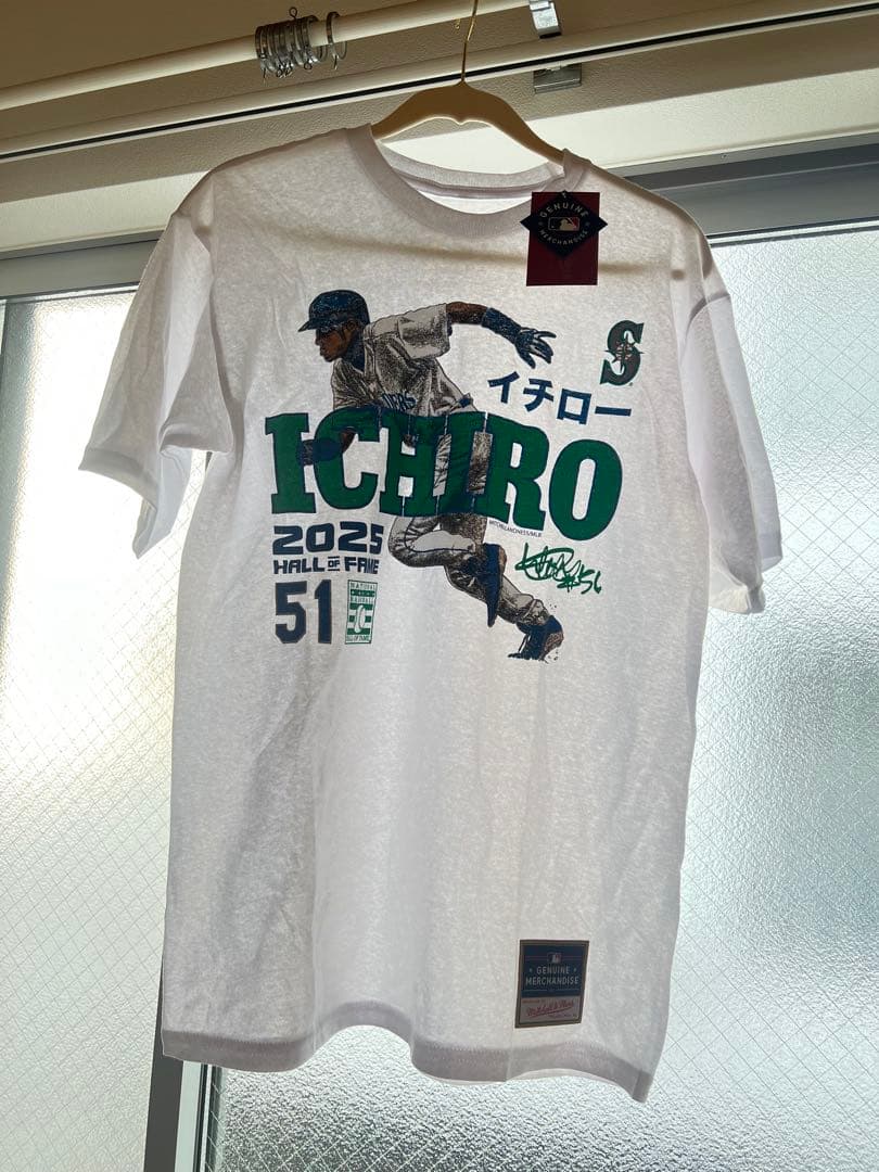イチロー シアトルマリナーズ 殿堂入り　限定記念Tシャツ&キャップ　セット