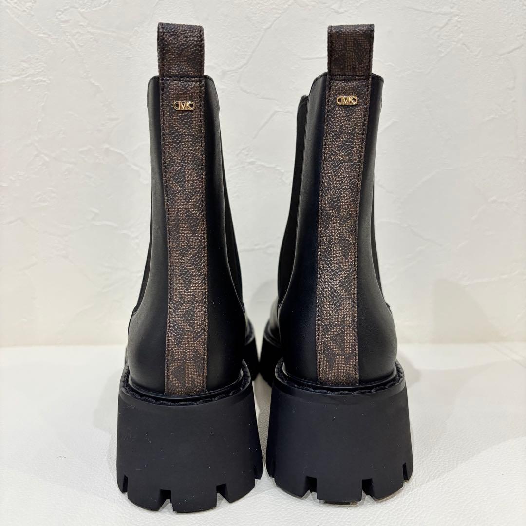 新品【MICHAEL KORS】マイケルコース レザー アンクルブーツ　23cm