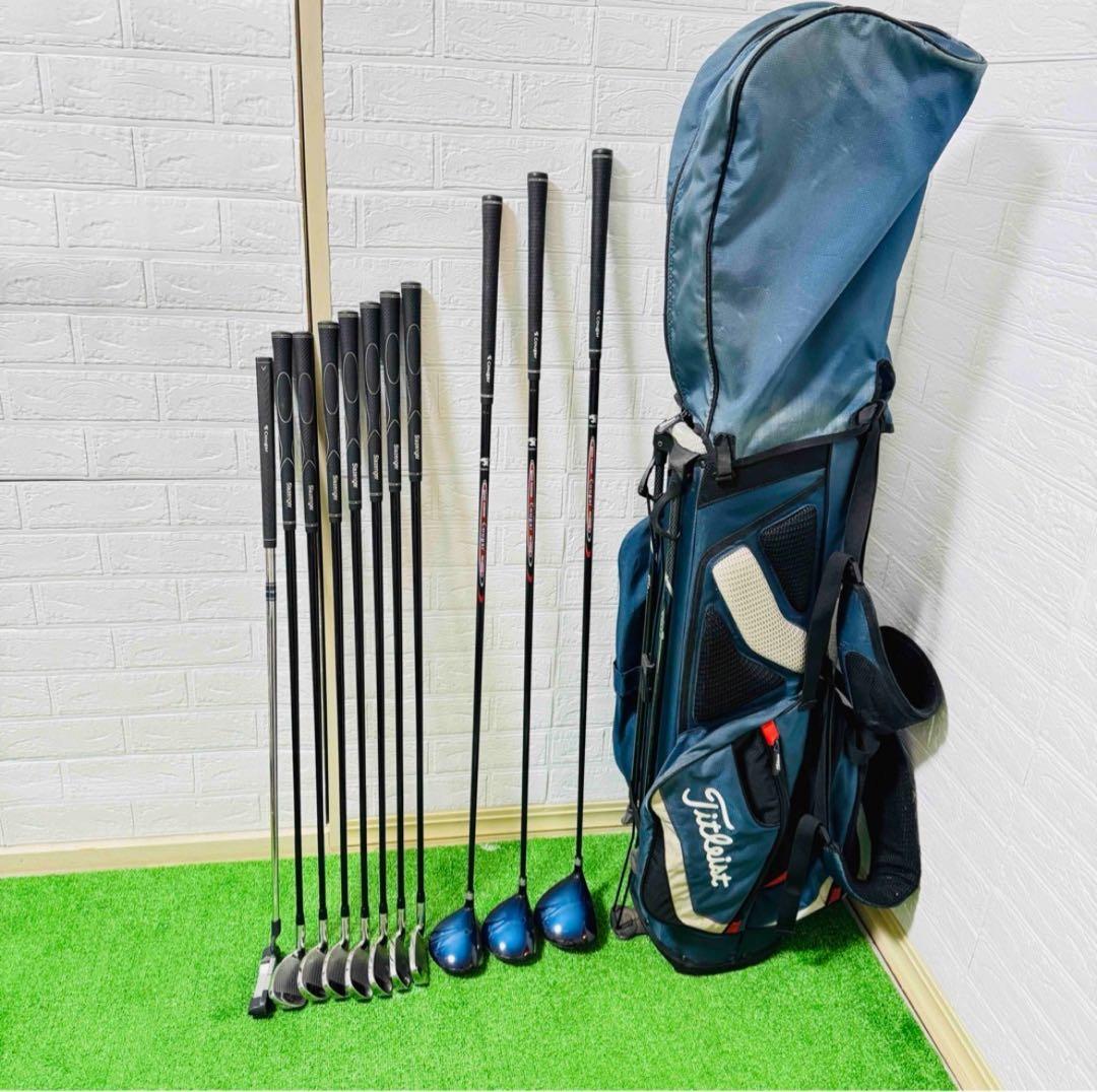【大人気】タイトリスト クーガー メンズ ゴルフクラブ 初心者 セット11本