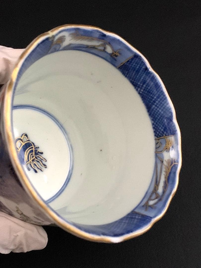 骨董品　成化年製　当時物　手描き　湯呑　茶盃