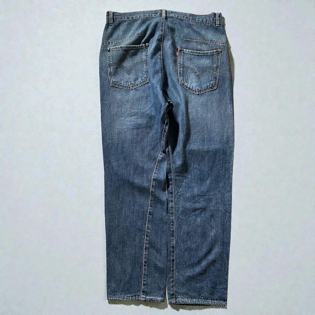 名作! 00s リーバイス エンジニアードジーンズ 立体裁断 W34 L30