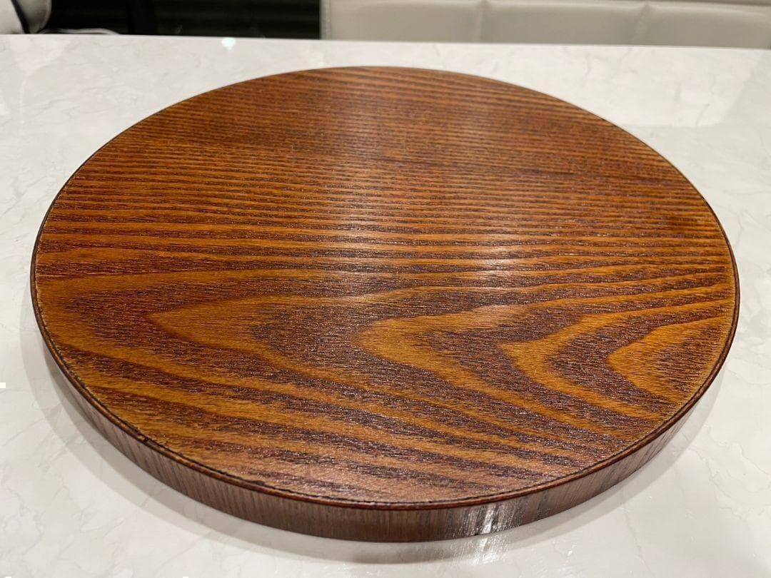 ☆丸盆☆木製☆トレー☆カフェトレー ☆おぼん☆天然木☆おしゃれ☆モダン☆茶道☆木