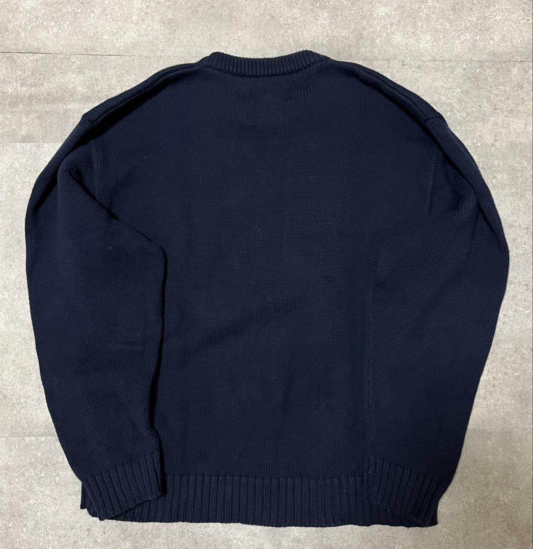 名品 80s〜90s Eddie Bauer黒タグ コットンニット