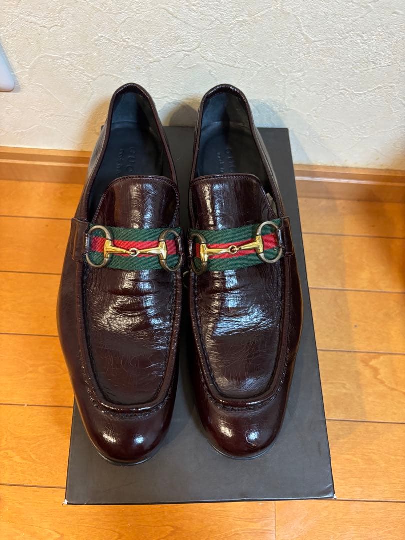 グッチGUCCIローファー　シェリーライン　ホースビット