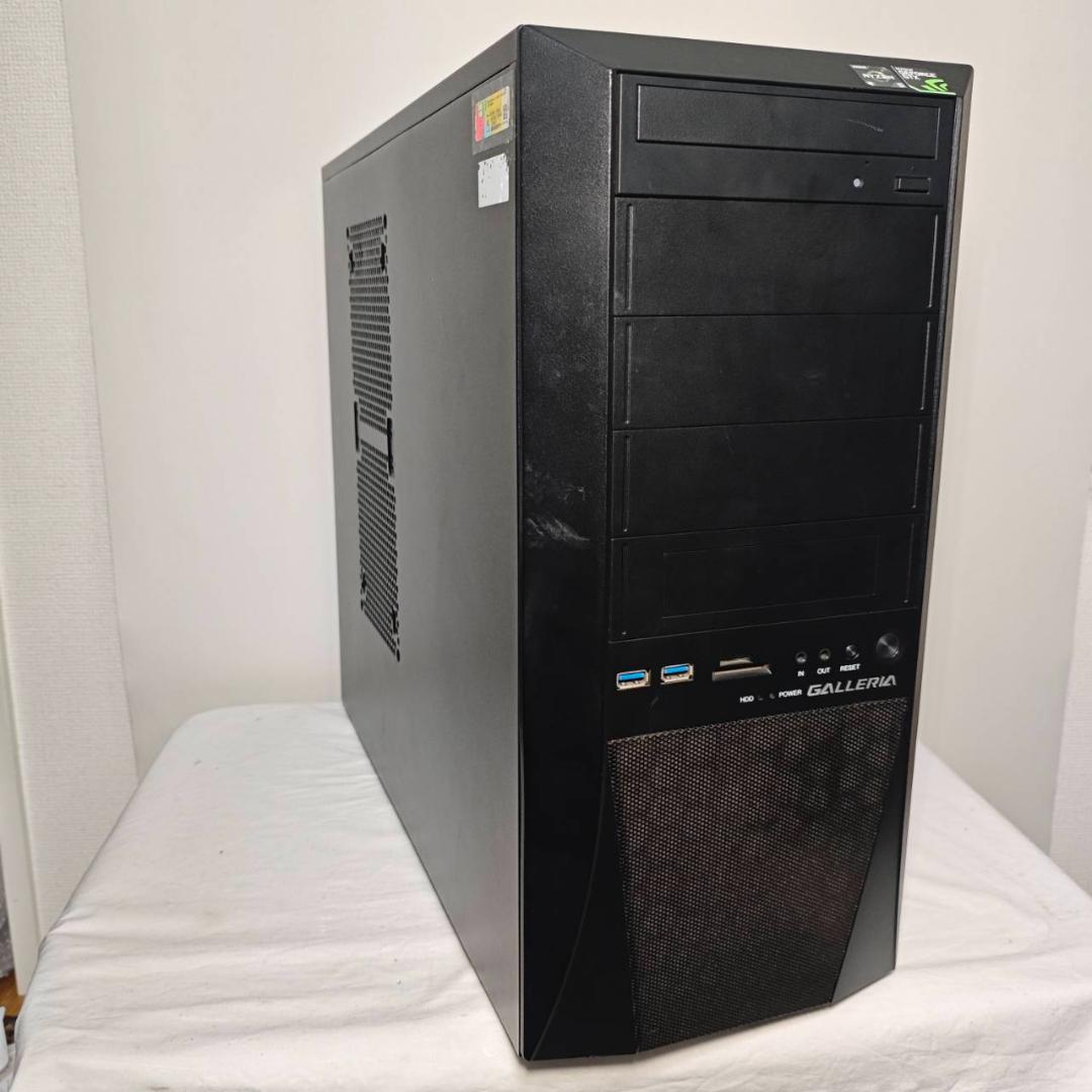 ゲーミングPC/Ryzen5/500GB/GTX1070/Office/ガレリア