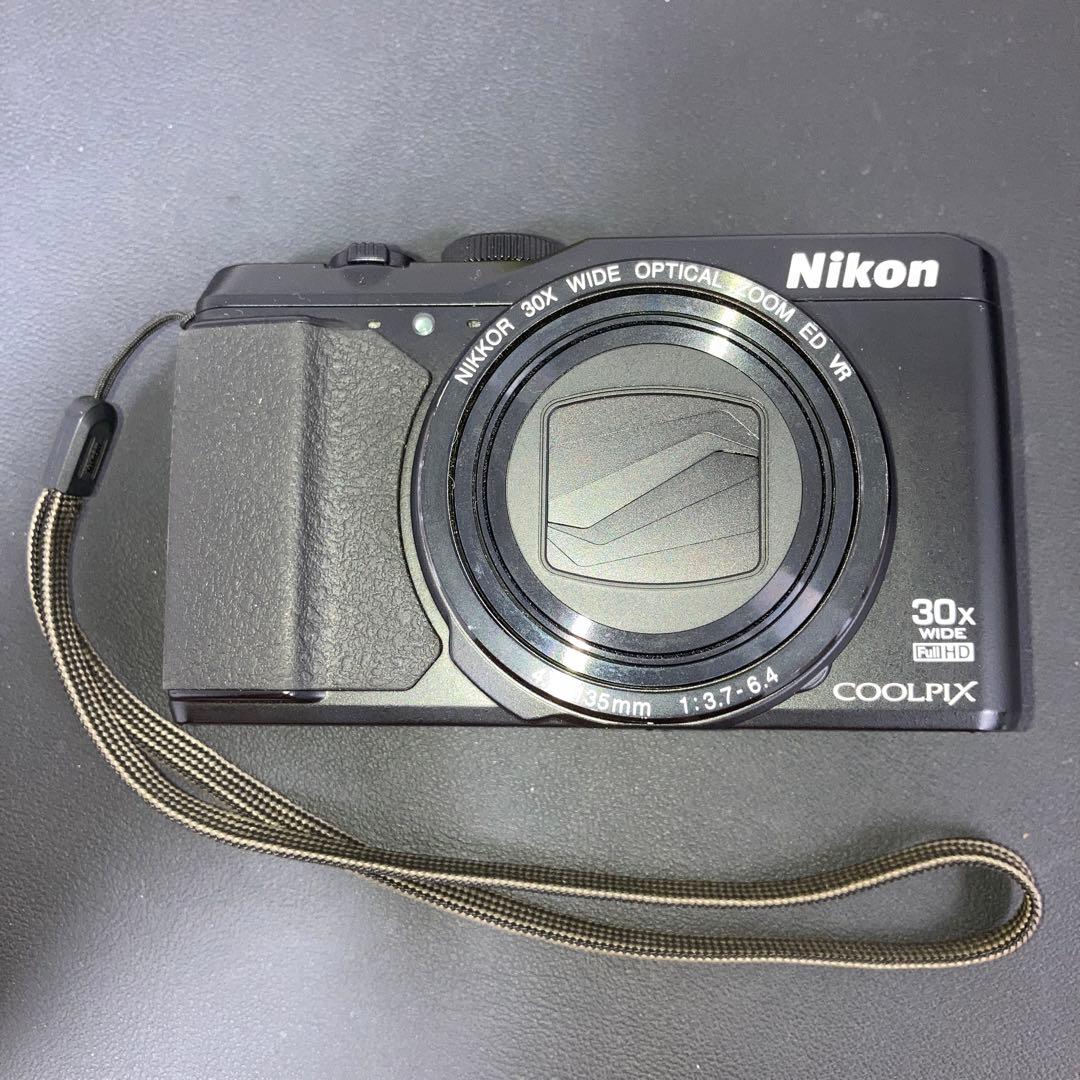 動作確認済　Nikon COOLPIX S9900 30X ブラック　電池あり