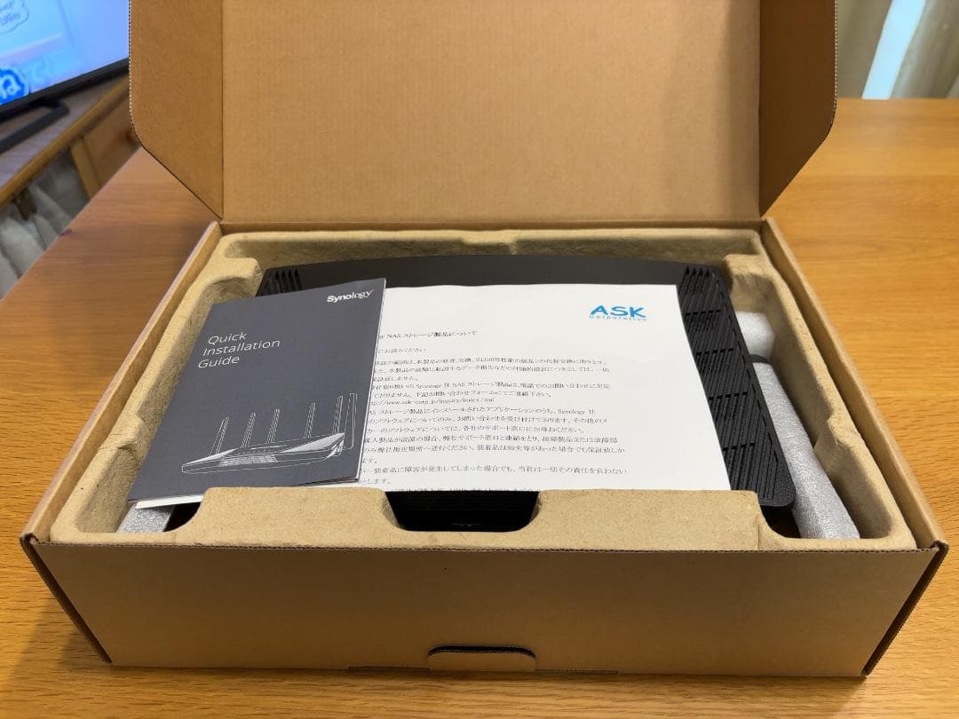 Synology RT6600ax 無線LANルーター 6本アンテナ