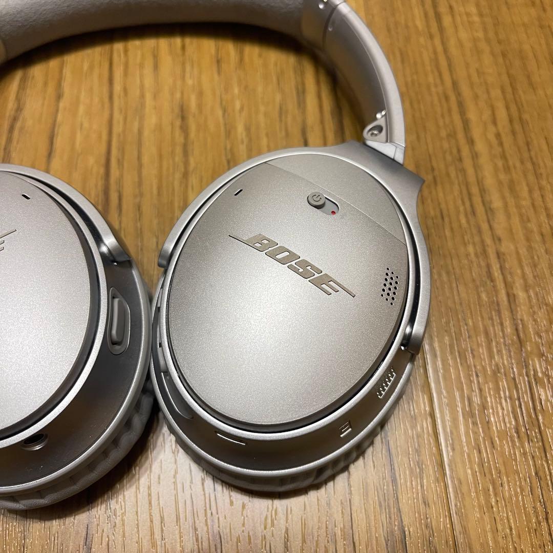 美品！完備品BOSE QUIETCOMFORT35 ll シルバーヘッドホン