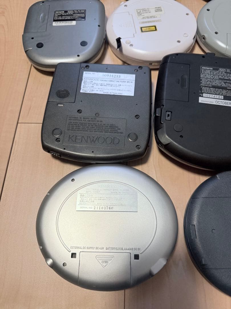 ポータブルCDプレーヤー 10台まとめ売り　ジャンク