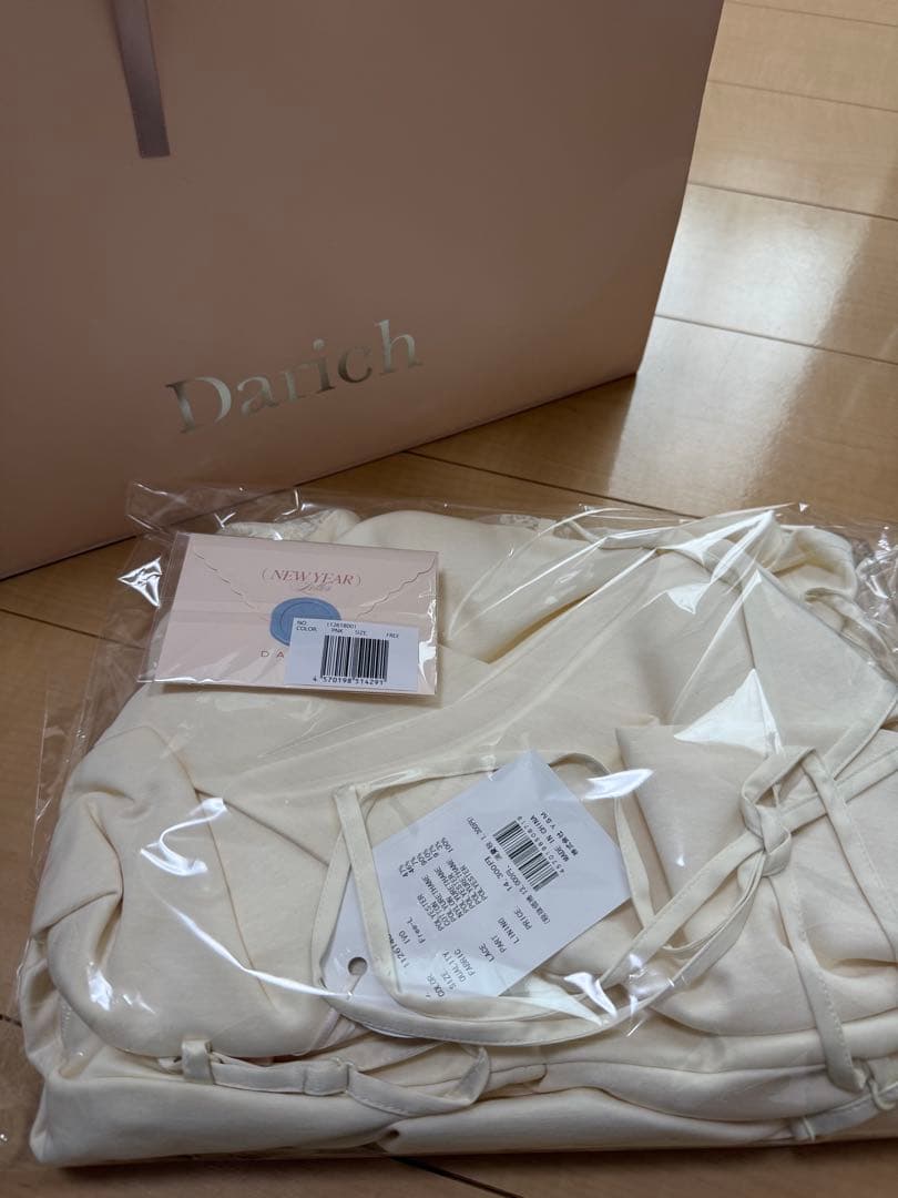 新品未使用　ダーリッチ Darich コルセットレースカットミニワンピース　FL