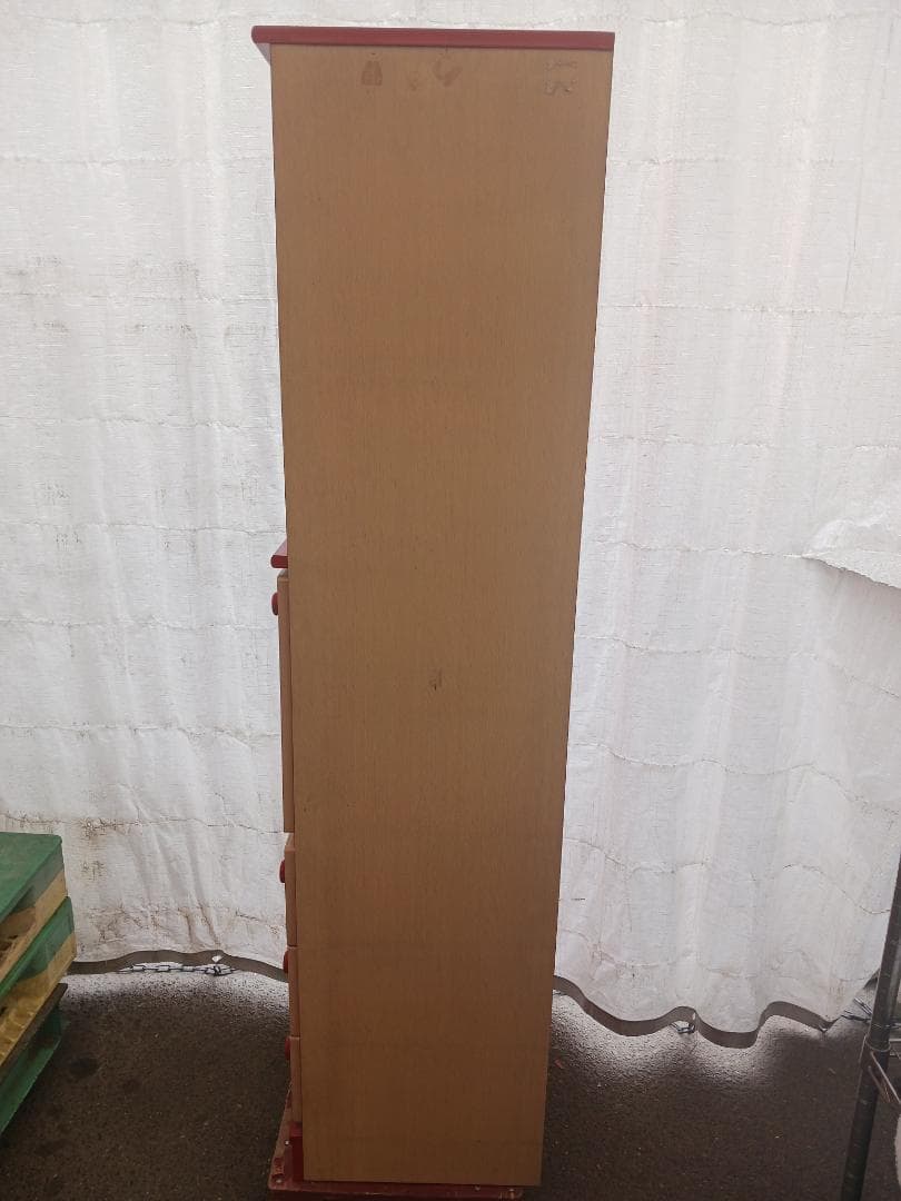 昭和レトロポップ 大型 収納棚 イラスト 当時物 コイズミ製 家具 インテリア