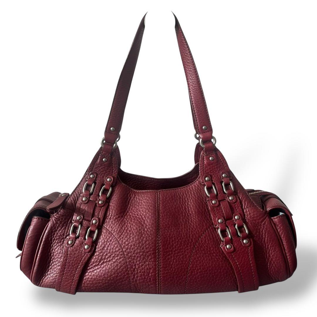 バッグ y2k archive cole haan studs leather bag