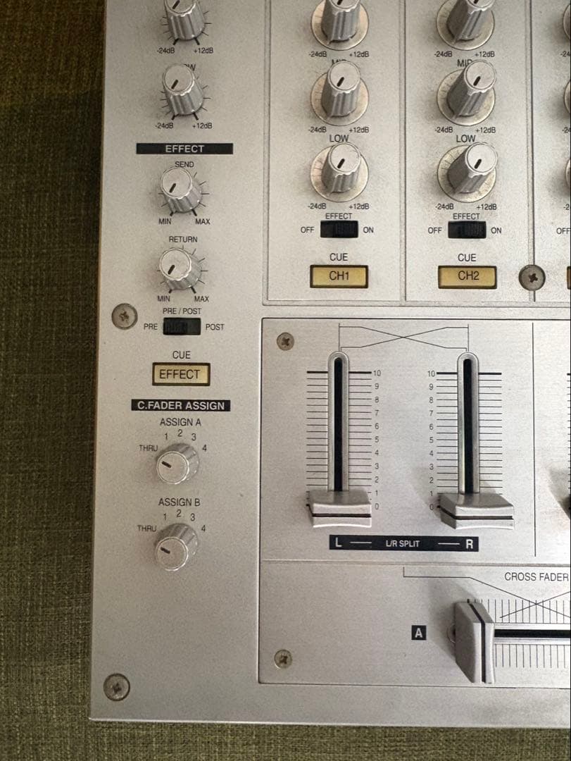 Technics　SH-MZ1200　DJミキサー　4ch　動作確認済み