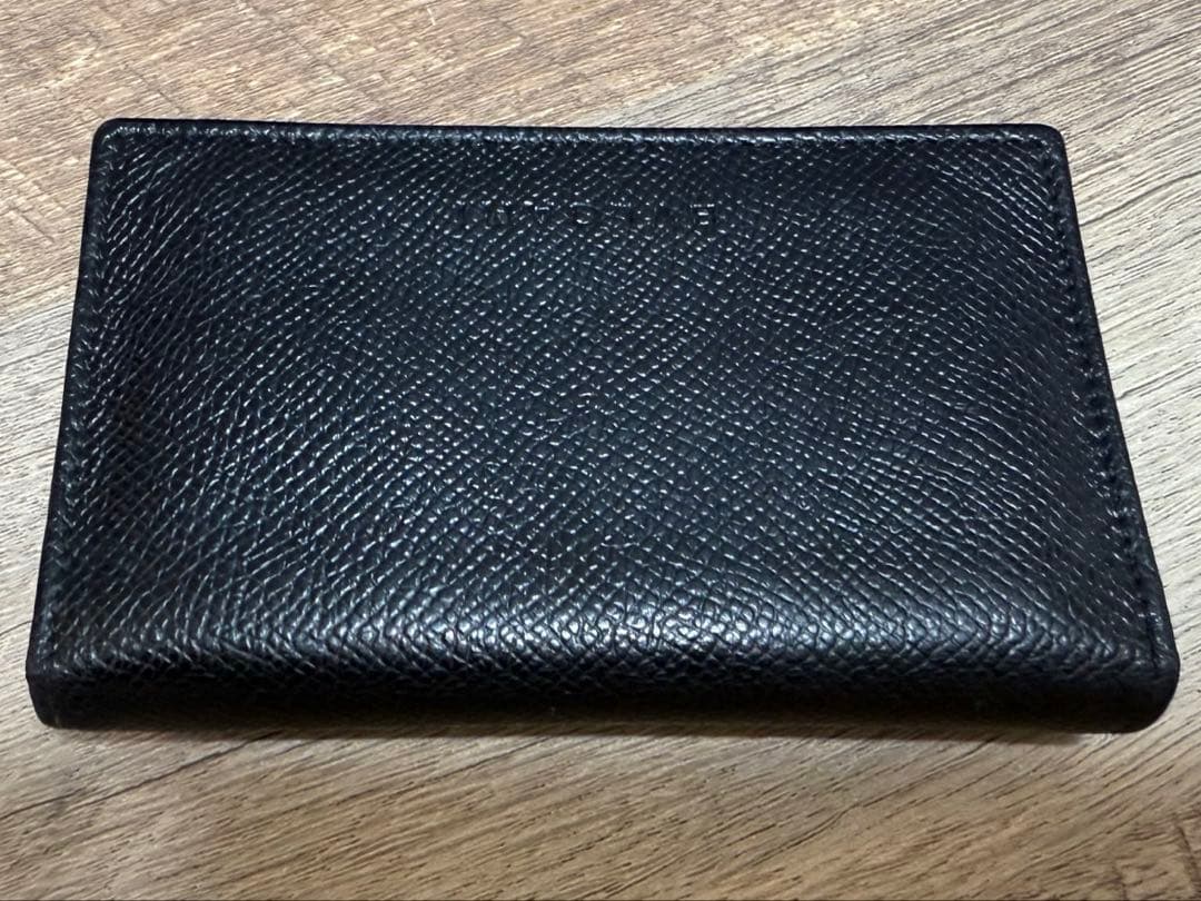 鑑定済み　箱付き　ブルガリ　BVLGAR 名刺入れ　カードケース　黒　ブラック