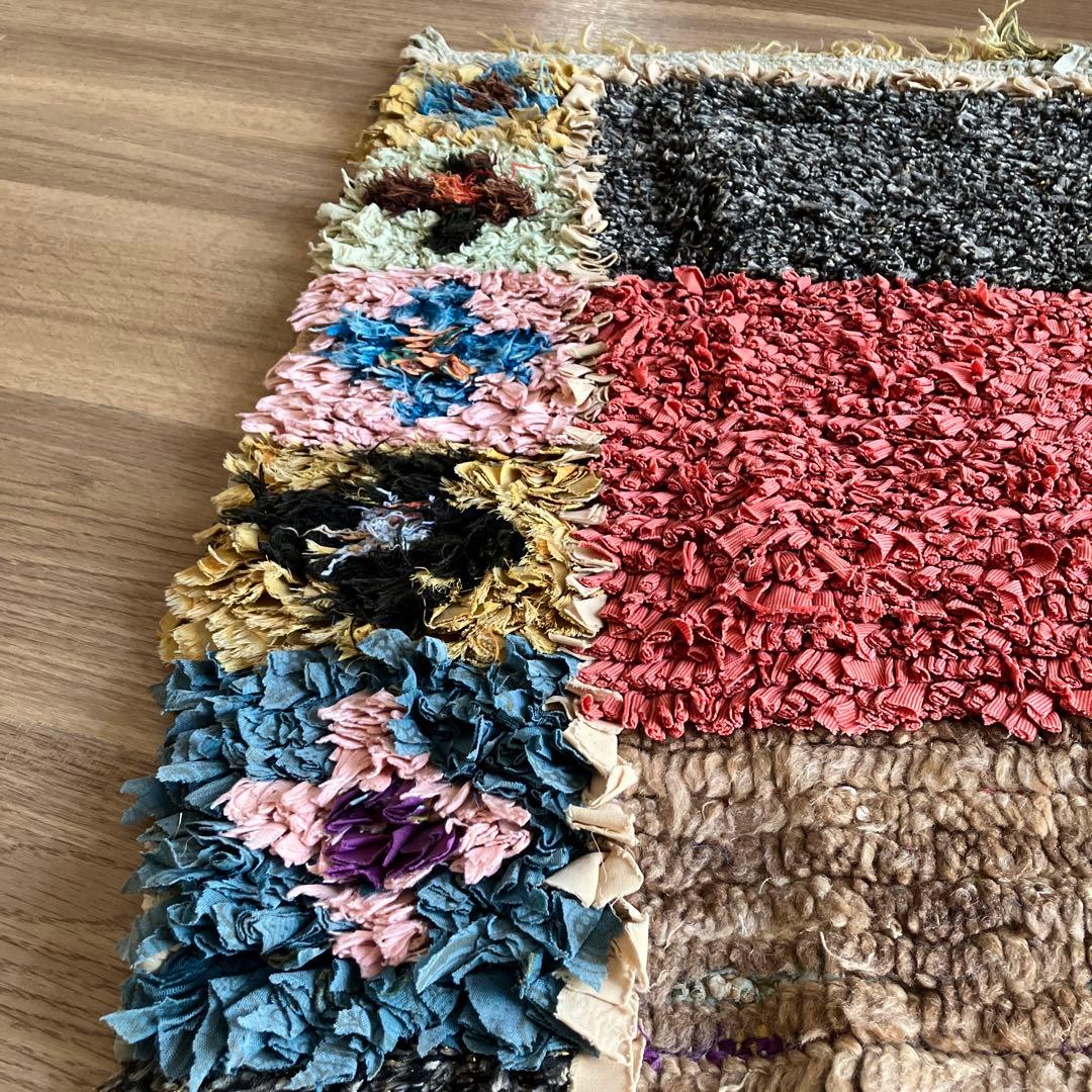 モロッコ　ラグ　ヴィンテージボシャルウィット